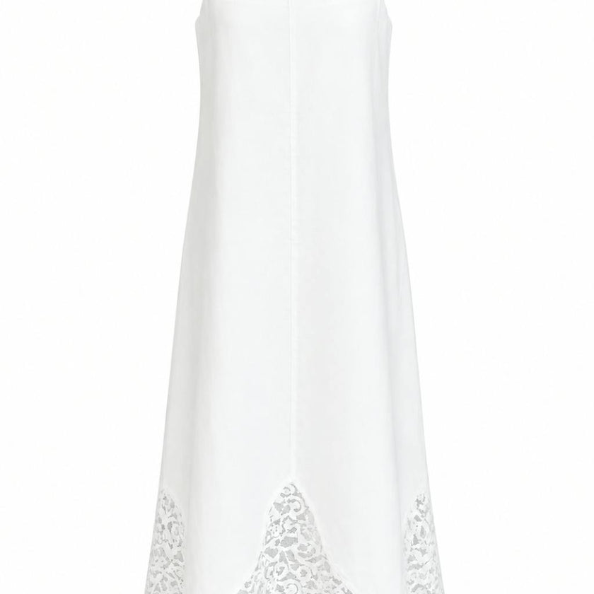 Blythe Pearl White Midi Dress
