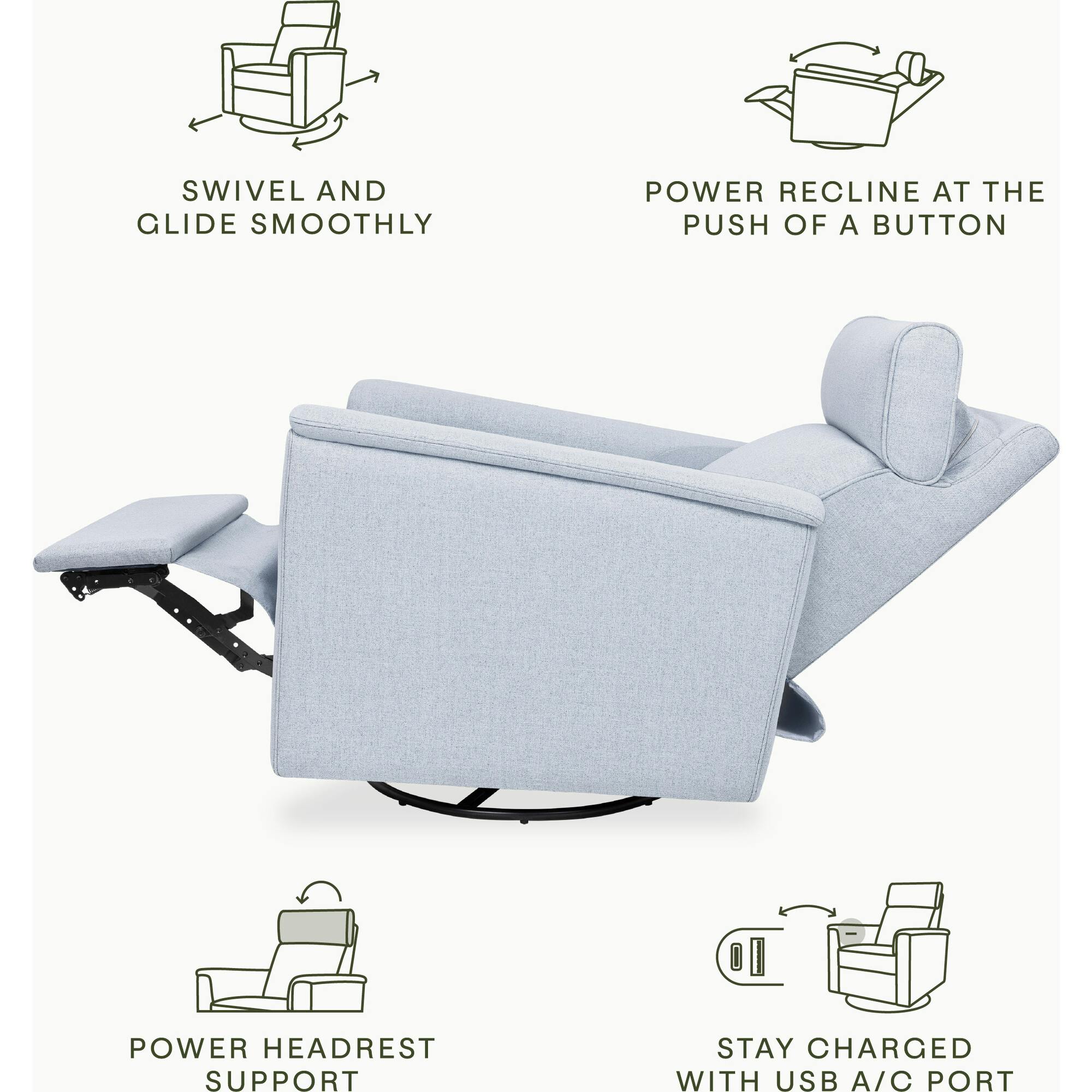 Willa Plus Power Glider Recliner w/ Power Headrest - In Store Exclusive