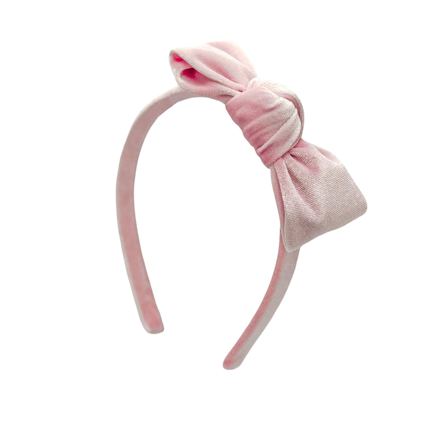 Velvet Bow Headband