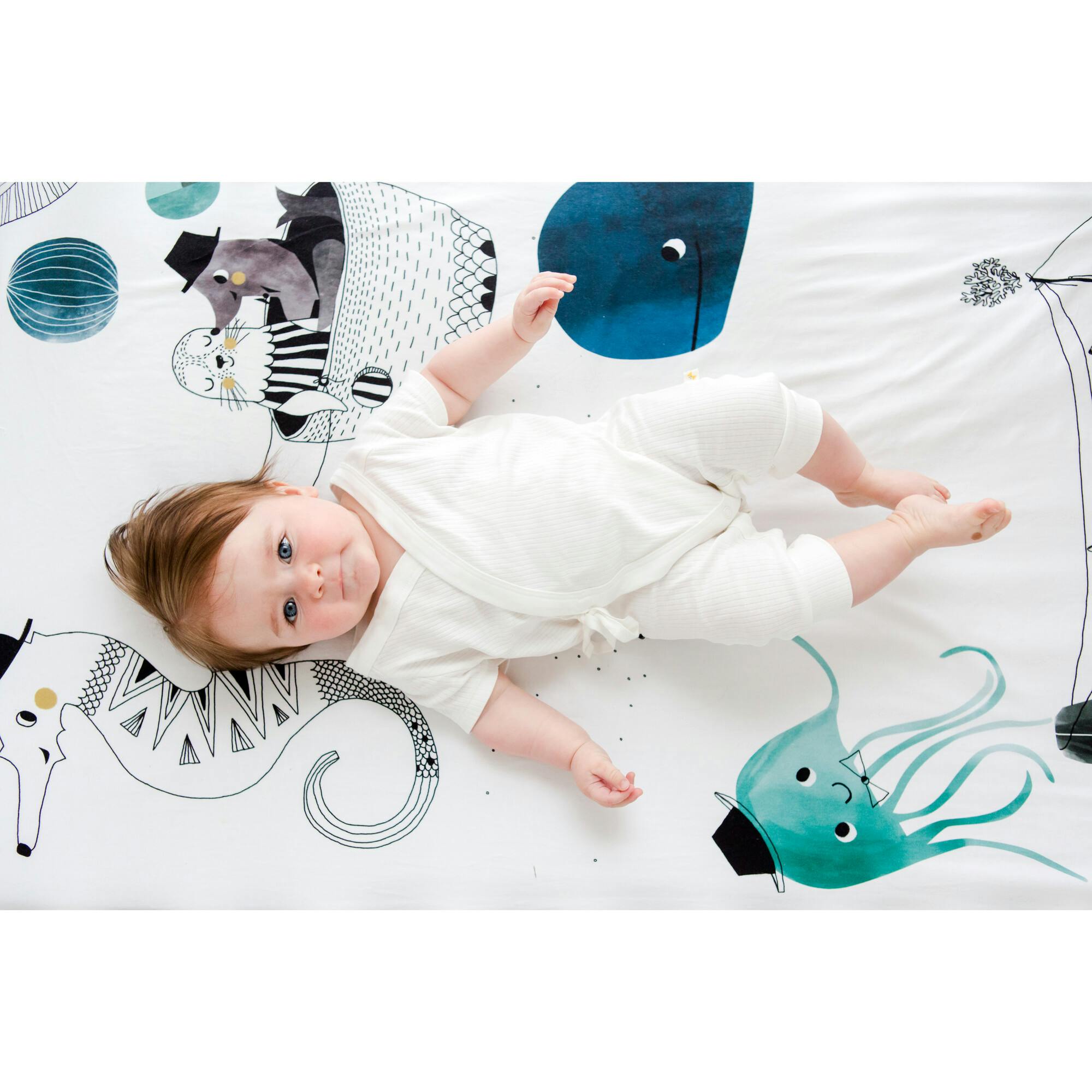 Underwater Love Standard Crib Sheet