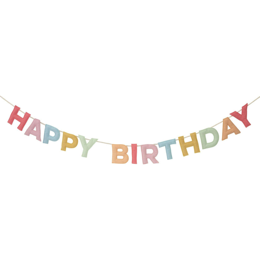 Felt Happy Birthday Garland