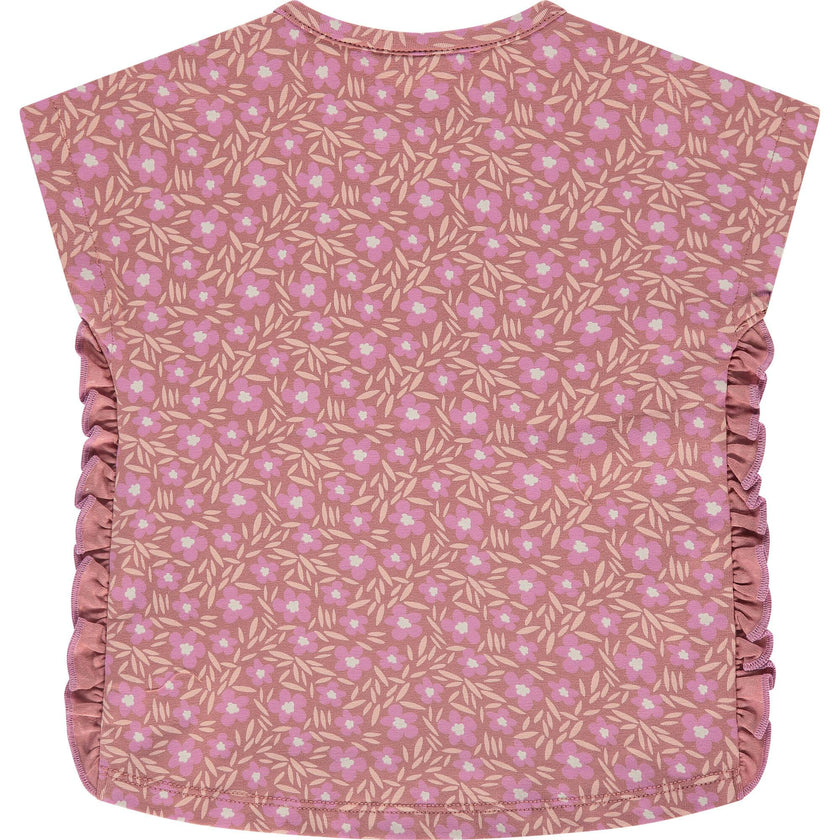 Ruffle Floral T-Shirt