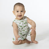 Crayon Alligators - Sleeveless Shortie Romper