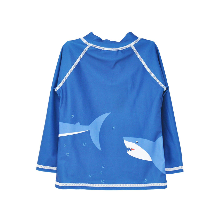 UPF 50+ Graphic Rash Guard Swim Top - G
