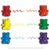 Cuddly Cubs Bear Finger Crayons - Set of 6