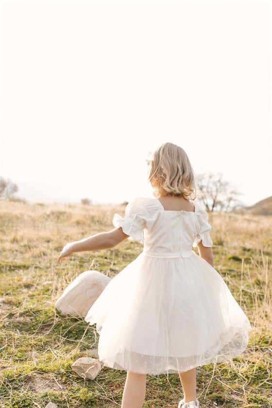 Mini Ballerina Dress in White