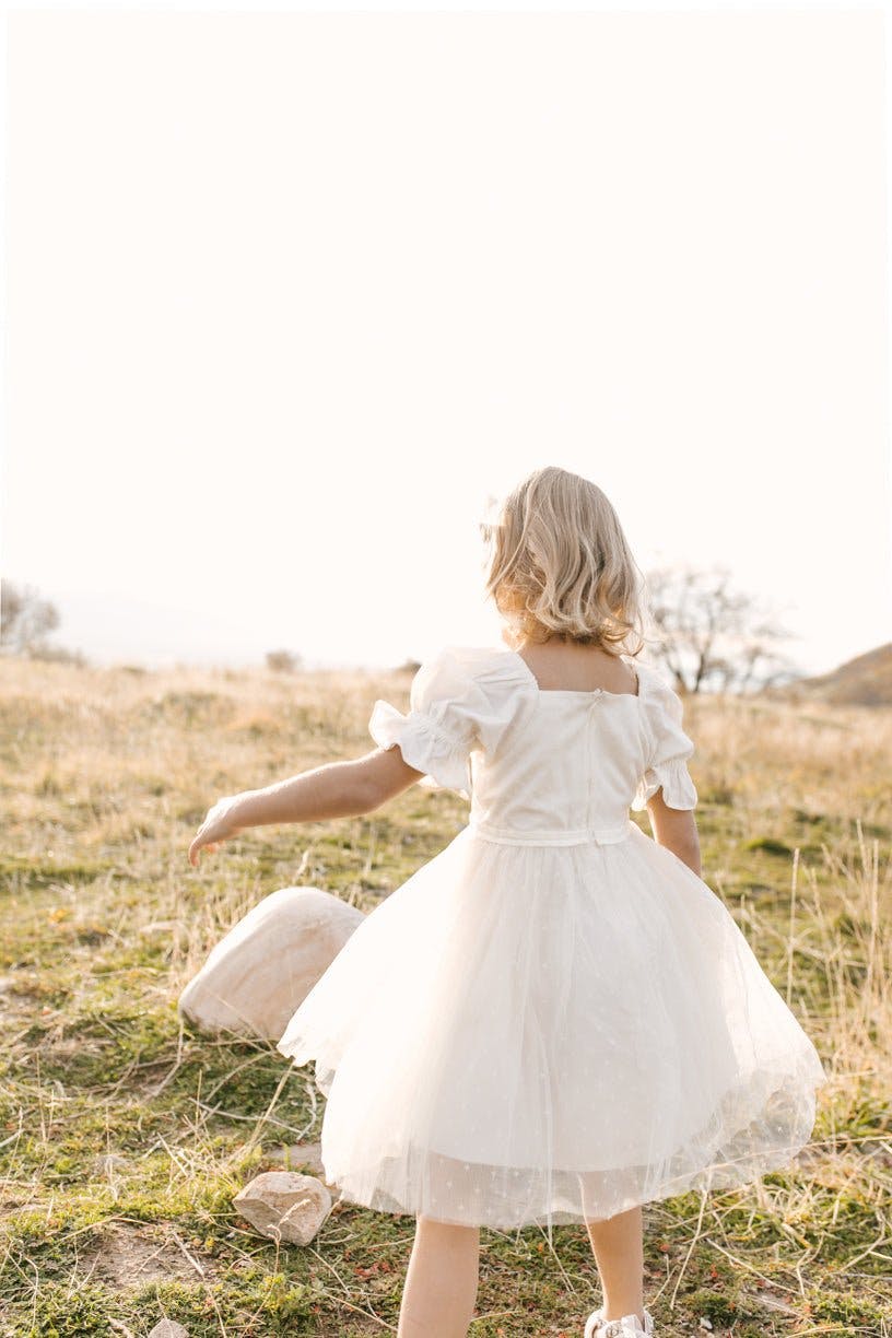 Mini Ballerina Dress in White
