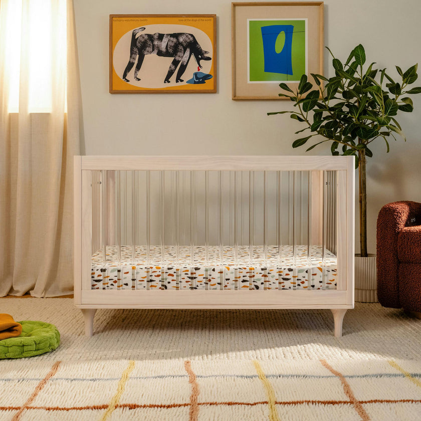 Lolly 3-In-1 Convertible Crib With Toddler Bed Conversion Kit