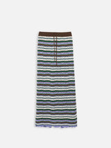 women's organic cotton midi skirt – juicy grape