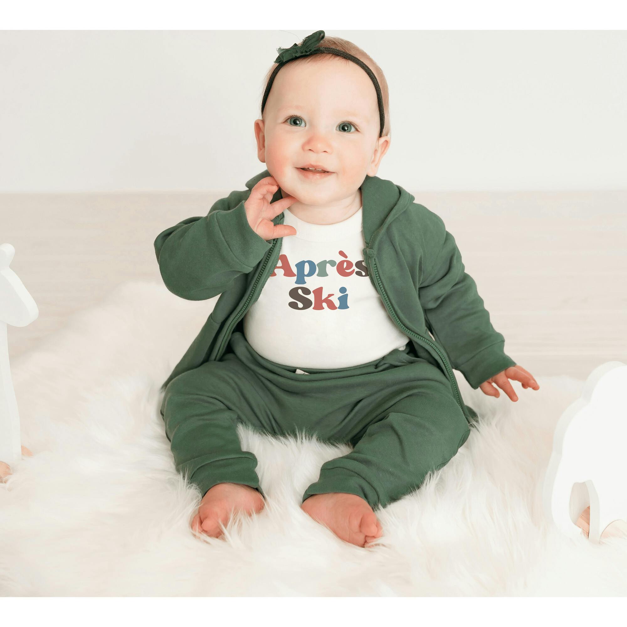 long sleeve graphic bodysuit | apres ski