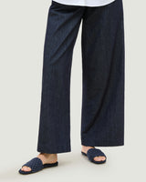 St. Barths Slide Double Weave Denim | Indigo