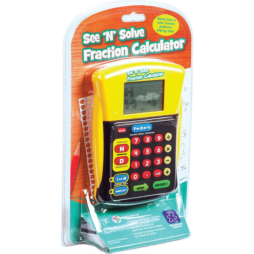 See 'N' Solve Fraction Calculator
