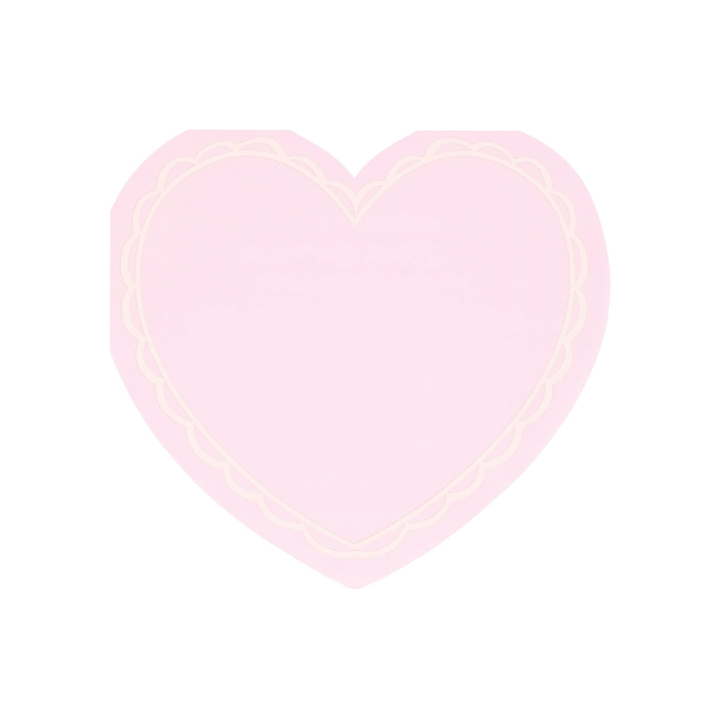 Pastel Heart Large Napkins