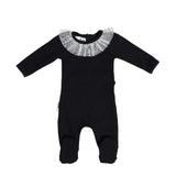 Glitter Mesh Footie