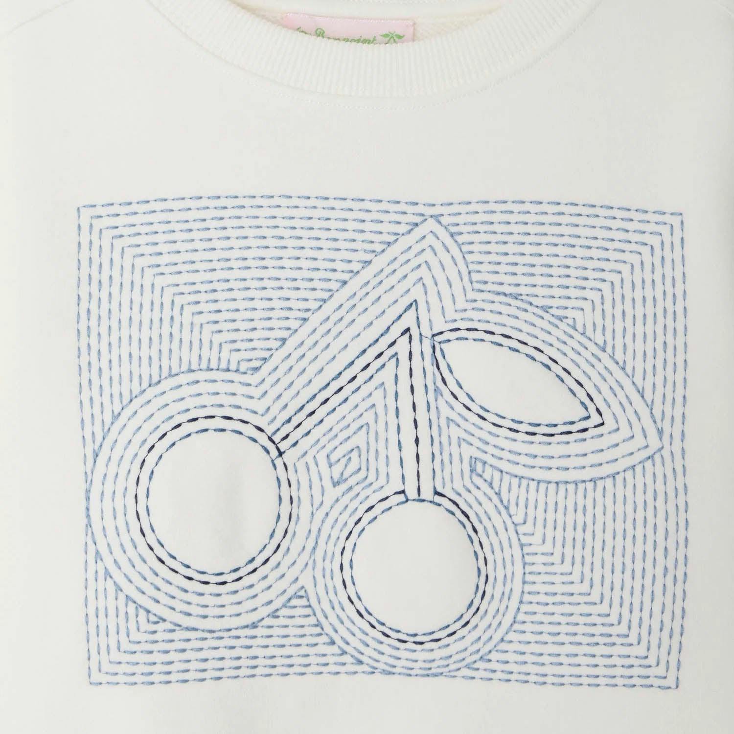 BONPOINT Gena Embroidered Cherry Sweatshirt