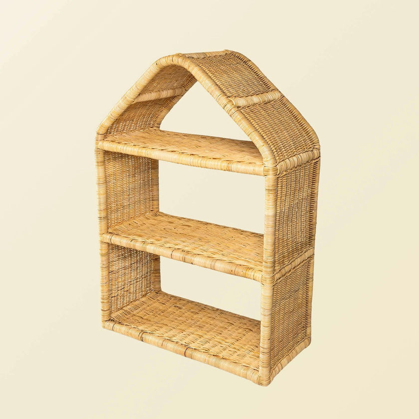 Handcrafted - Alaya House Shelf - Rattan Wicker