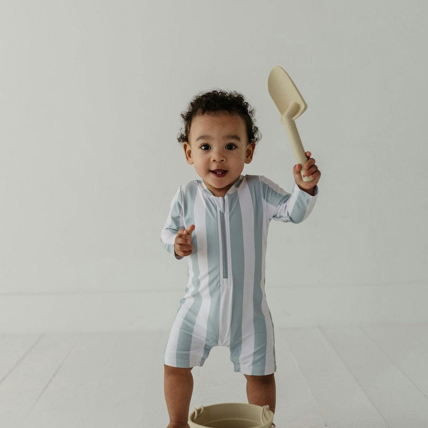 Baby Boy One-Piece Rash Guard Swimsuit in Dinosaur