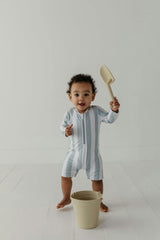 Baby Boy One-Piece Rash Guard Swimsuit in Dinosaur