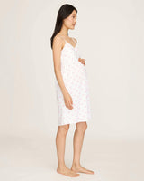 Women's Pima Maternity Nightgown in Blushing Bows