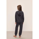 Kid's Recycled Boucle Hoodie & Jogger Set, Grey