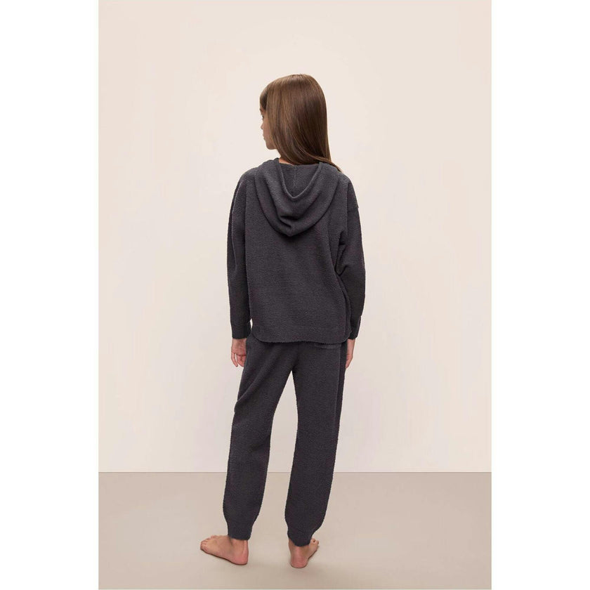 Kid's Recycled Boucle Hoodie & Jogger Set, Grey
