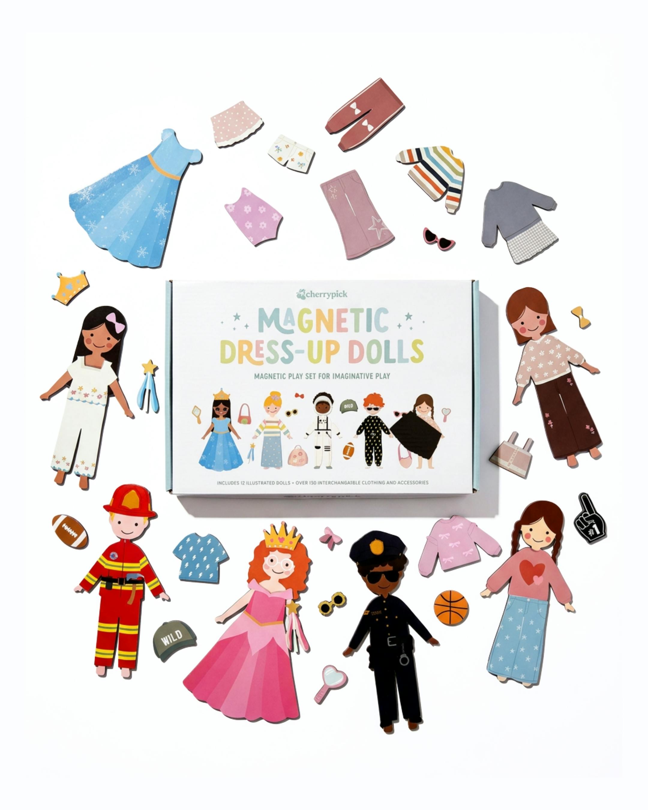 Magnetic Dress-Up Dolls Play Set