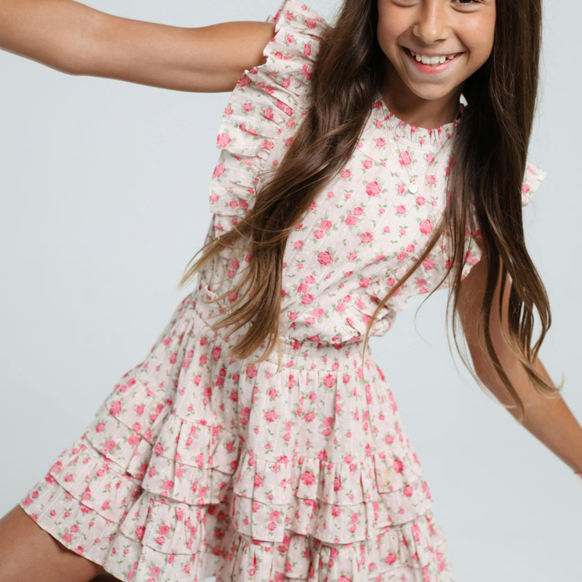 Gustavia Dress in Petite Rose