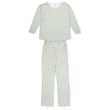 Audrey Women's Longsleeve Top Pant Set - Under the Christmas Tree
