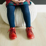 Georgie Scalloped Lace Up Boot