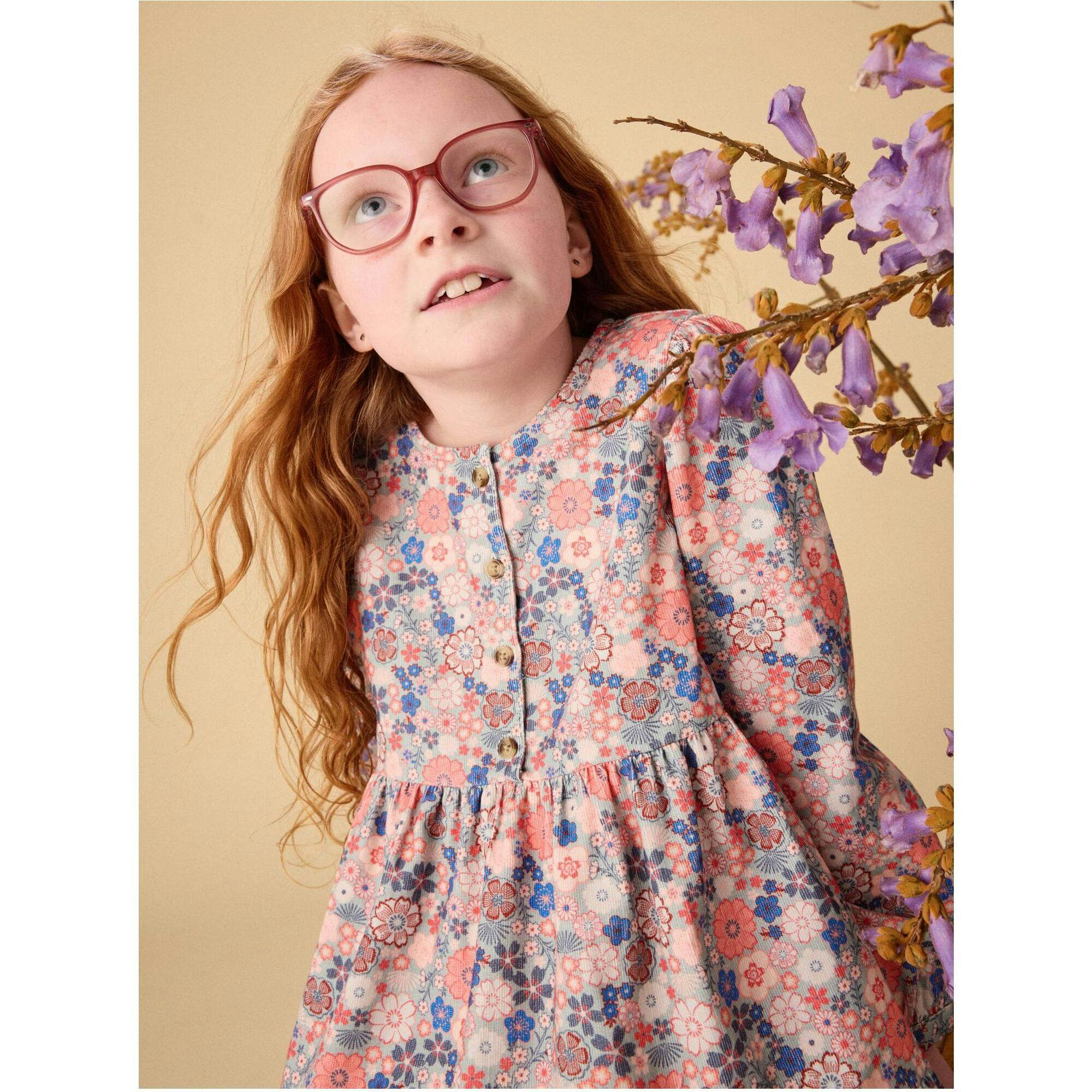 Corduroy Henley Shirtdress, Natural
