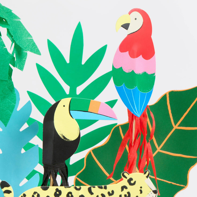 Jungle Jamboree Cake Toppers