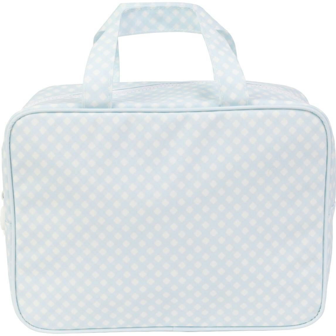 The Take It Tote in Blue Gingham