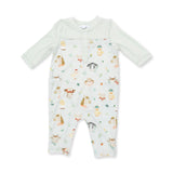 Baby Farm Faces - Romper with Contrast Sleeves
