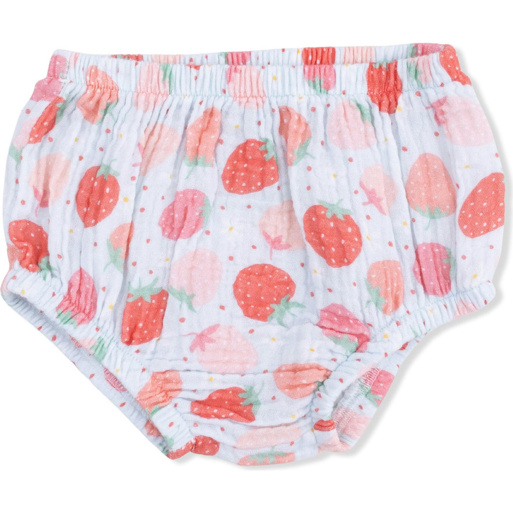 Strawberry Bliss - Jill Dress with Bloomer & Large Bow