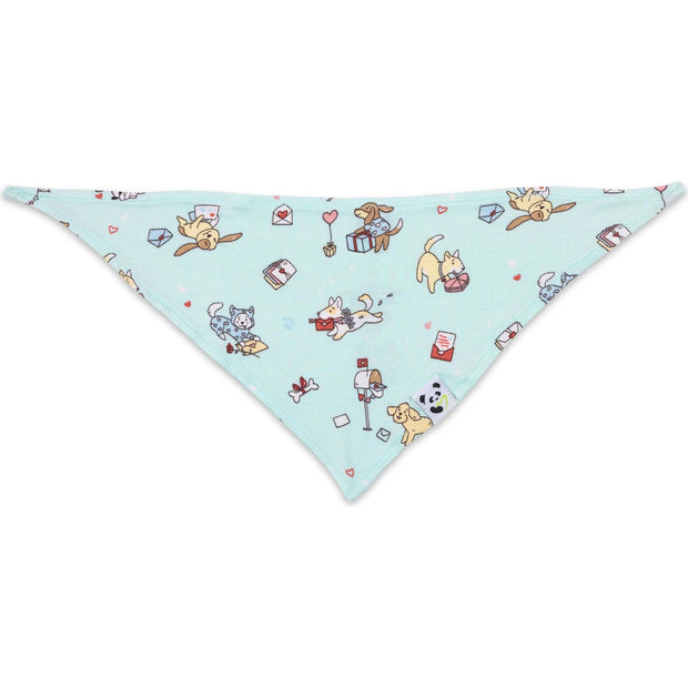 Valentines Pups Bamboo Pet Scarf