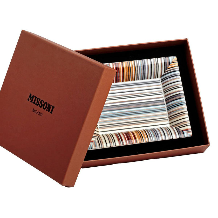 Tray Stripes Rectangular Large In Luxury Box Jenkins 148 8.5" X 6.75"