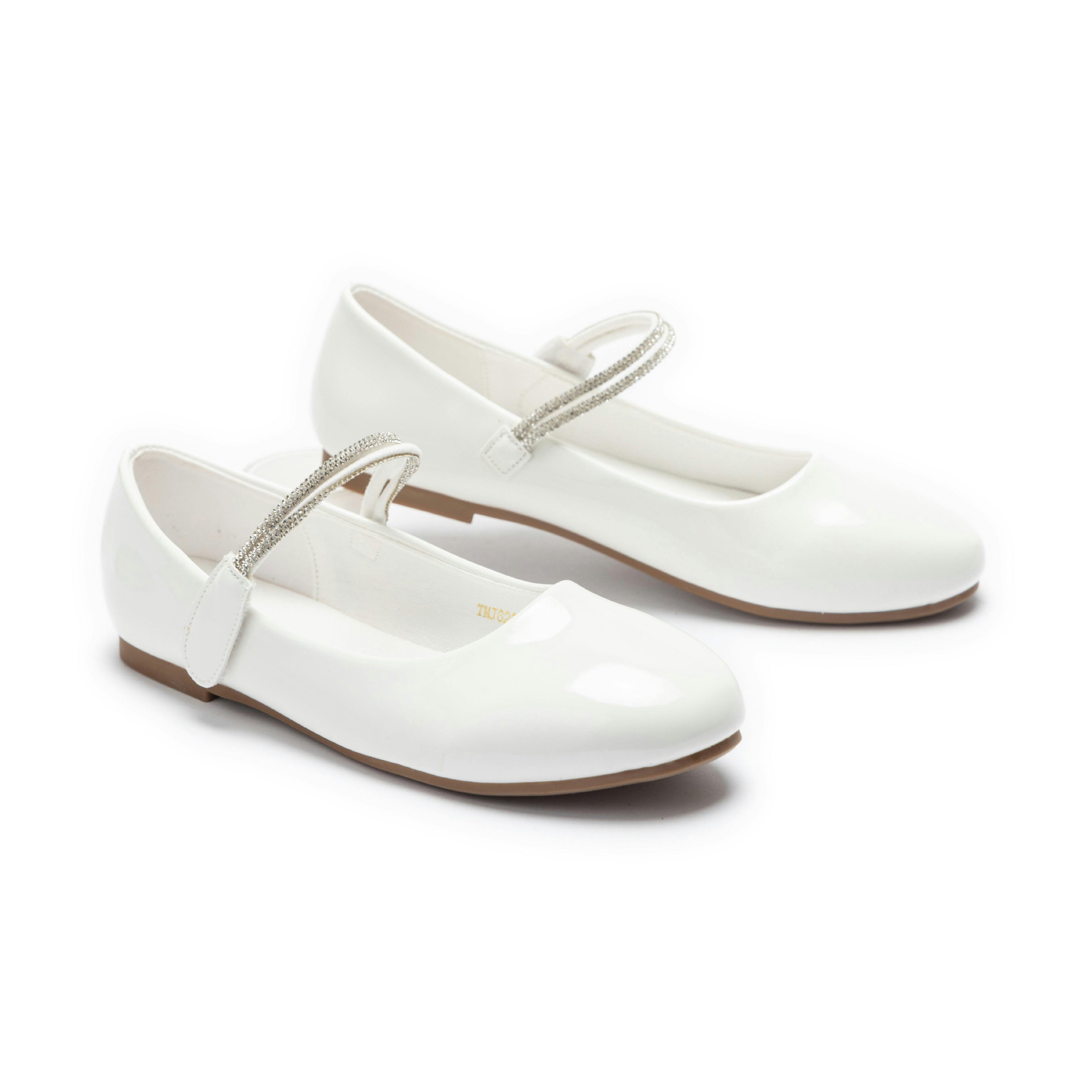 White Celestia Ballet Flats