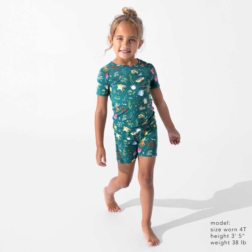 Mandrake's Potions & Herbs Bamboo Kids Pajama Short Set