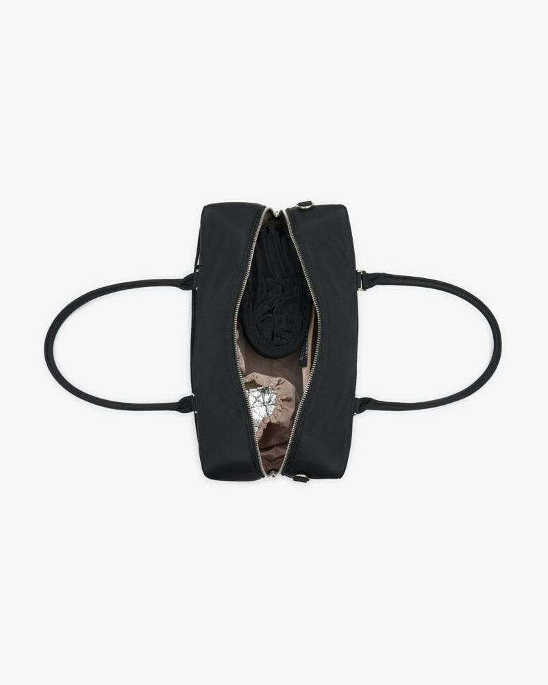 Riley Compact East-West Changing Bag Black Woven