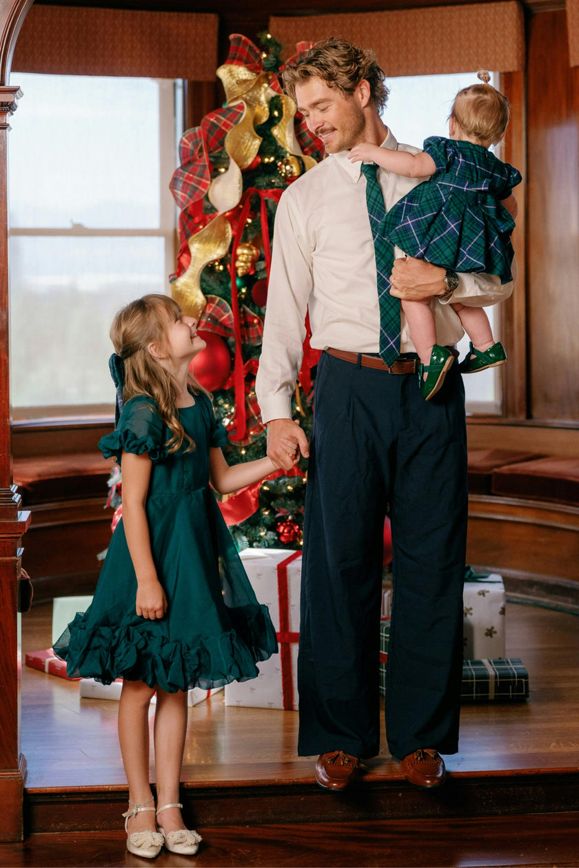 Mini Kendy Dress in Emerald