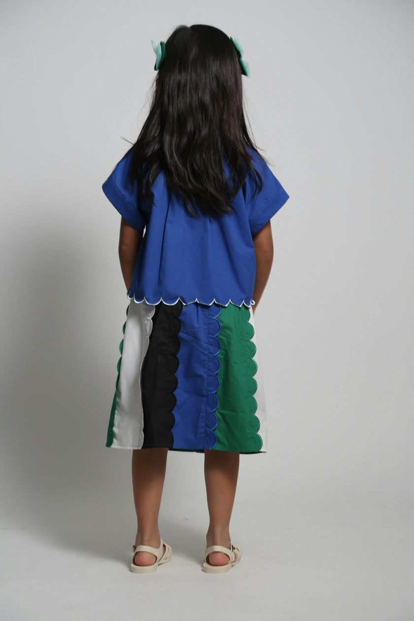 LAUREL SCALLOPED SUMMER SKIRT