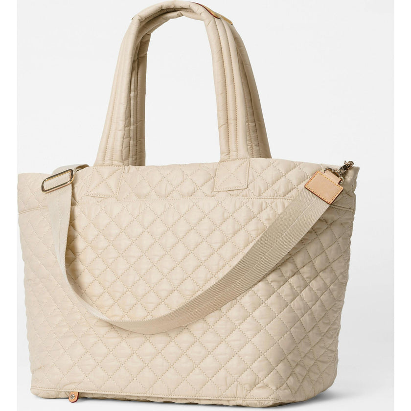 Sand Large Metro Tote Deluxe
