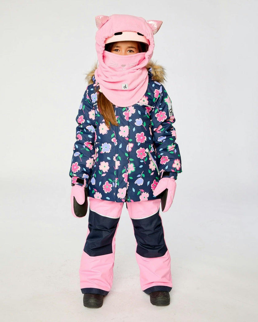 Two Piece Discover Snowsuit Blue Floral Print