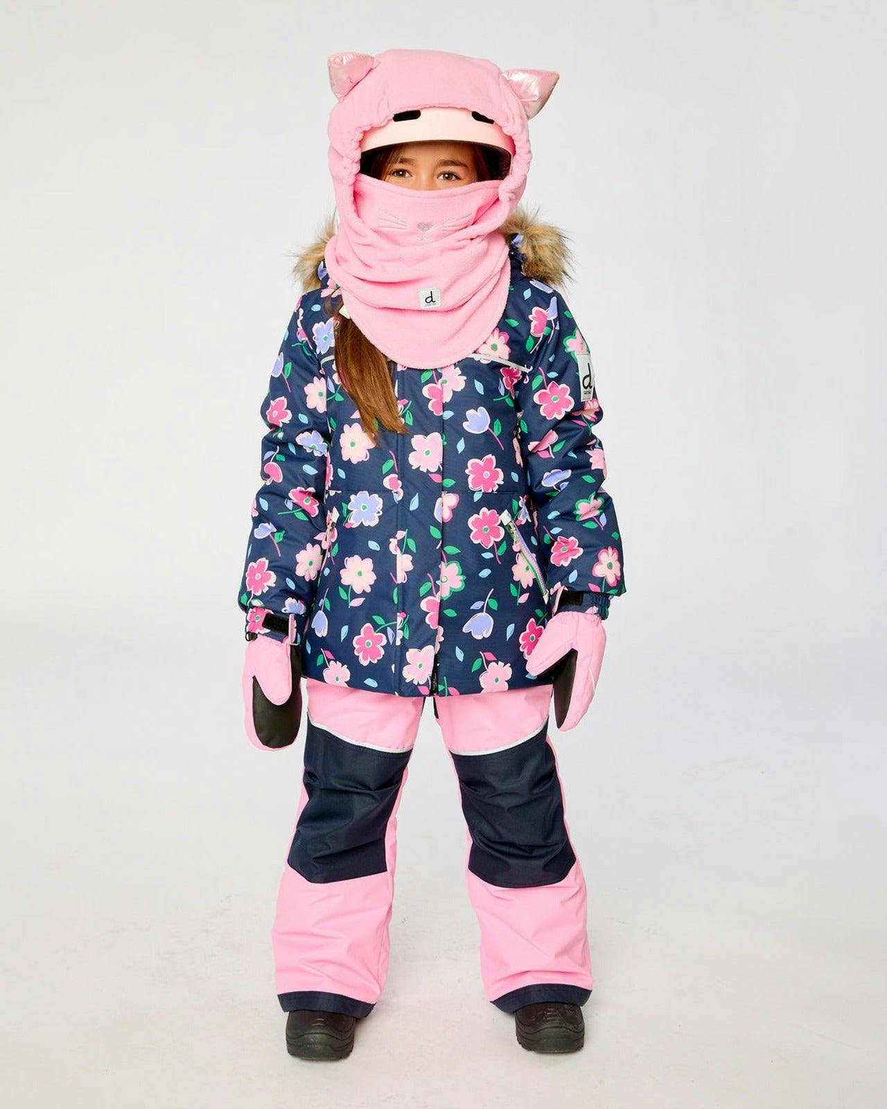 Two Piece Discover Snowsuit Blue Floral Print