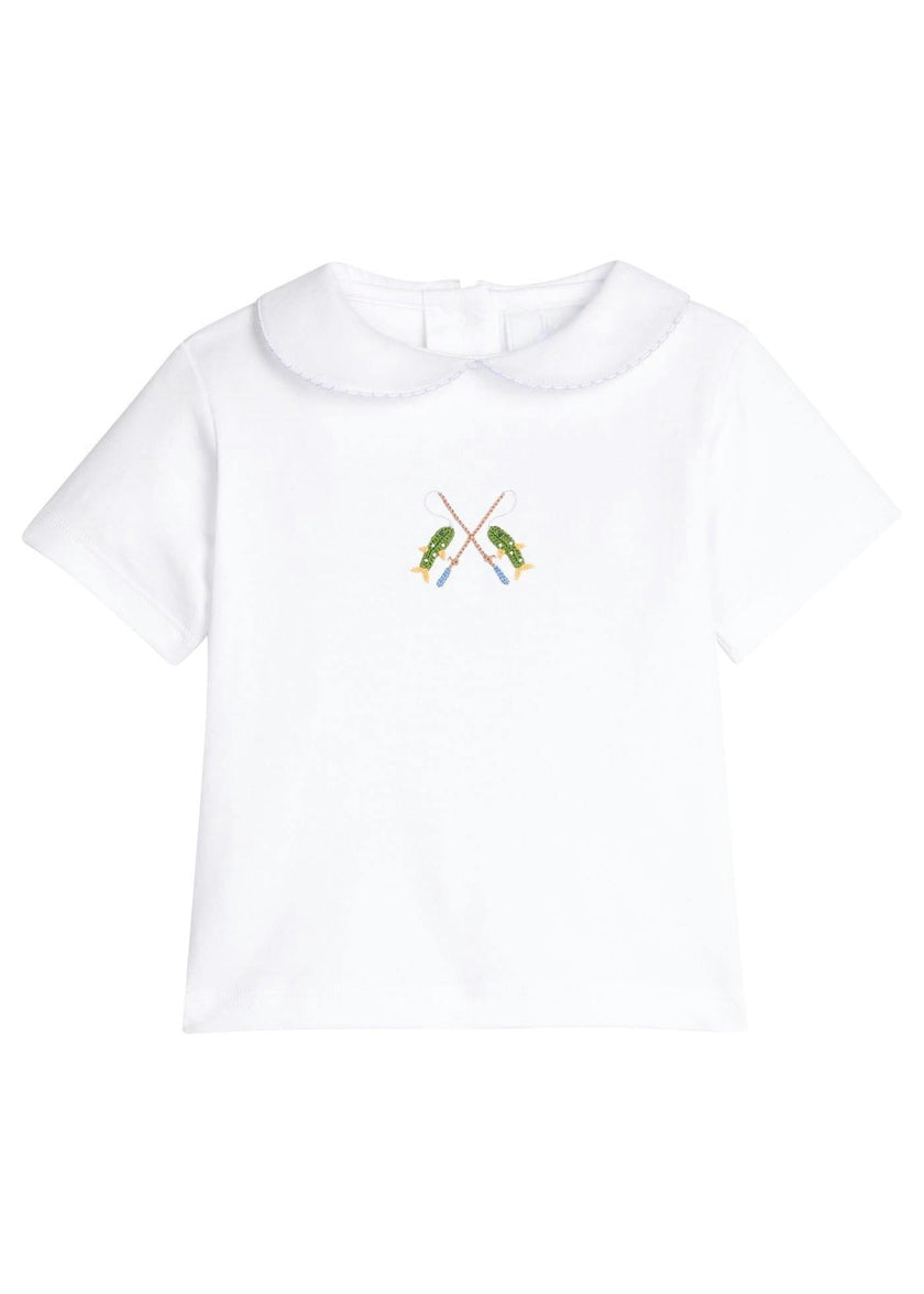 Crochet Peter Pan Shirt - Fishing Rod