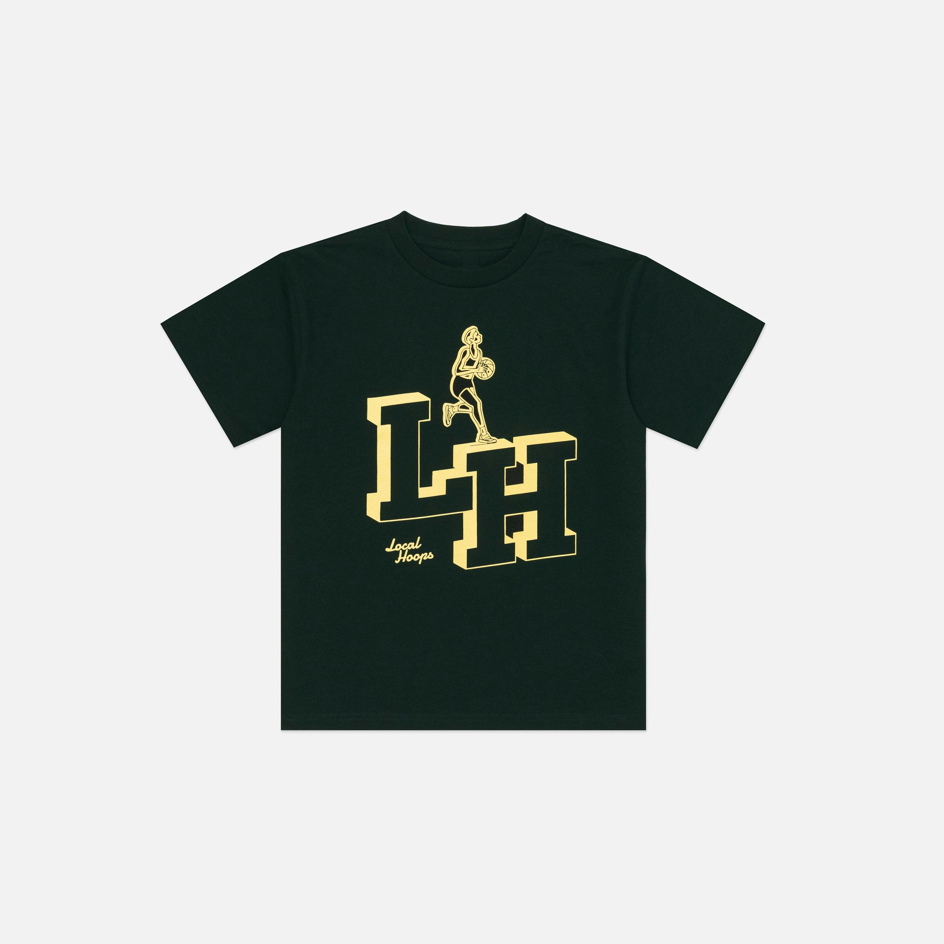 Pine Green LH Block Tee