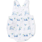 Baby Golf Carts Blue - Retro Sunsuit