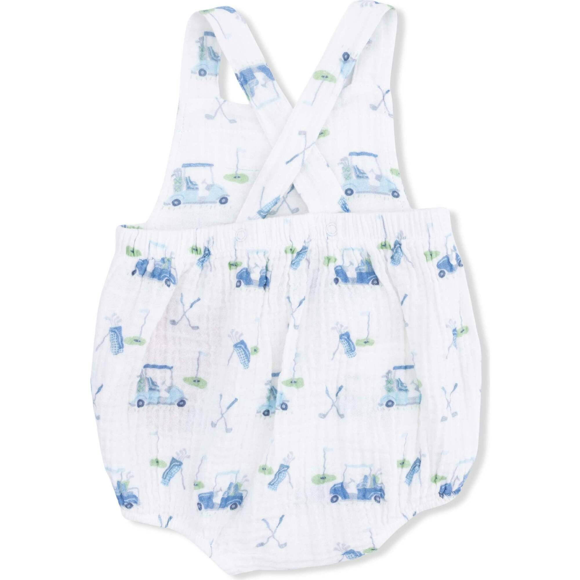 Baby Golf Carts Blue - Retro Sunsuit