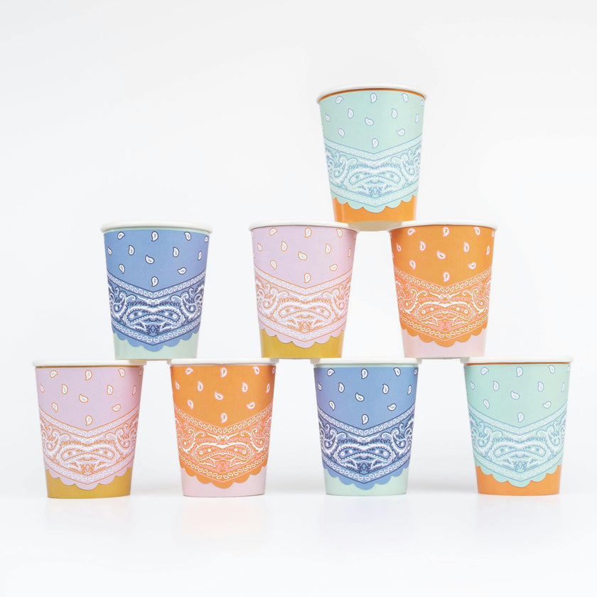 Western Bandana Cups