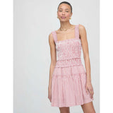 The Azalea Mini Nap Dress - Red Ticking Stripe